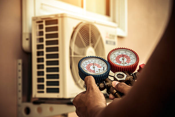 Professional Ac Installation technician working in Elkhart, KS
